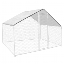 Bâche waterproof blanche 3,4x2 M 150 gr pour enclos poulaillers Bâche waterproof blanche 3,4x2 M 150 gr pour enclos poulaillers