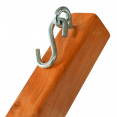 Hamac CUBA support bois et toile gris anthracite