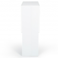 Table console pliable EDI 2-4 personnes bois blanc