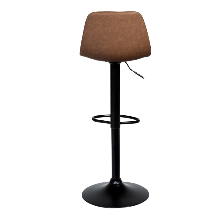 Lot de 2 tabourets TEXAS marron vintage Lot de 2 tabourets TEXAS marron vintage