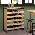 Etagère range bouteilles DETROIT casier à vin design industriel