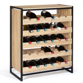 Etagère range bouteilles DETROIT casier à vin design industriel Etagère range bouteilles DETROIT casier à vin design industriel