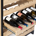 Etagère range bouteilles DETROIT casier à vin design industriel