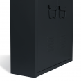 Armoire murale double ESTEL en métal noir