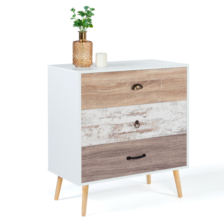 Commode 3 tiroirs BAHIA Commode 3 tiroirs BAHIA