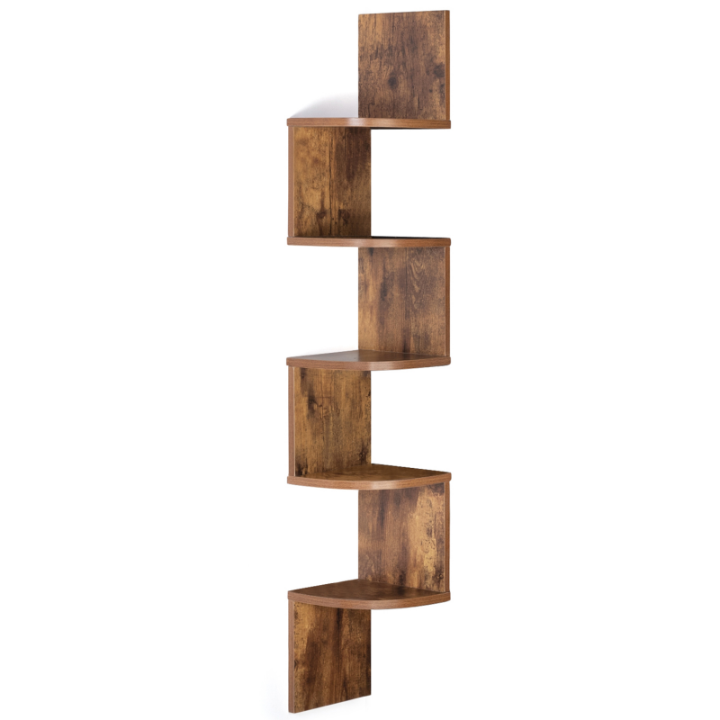 Étagère d'angle vintage à 3 niveaux