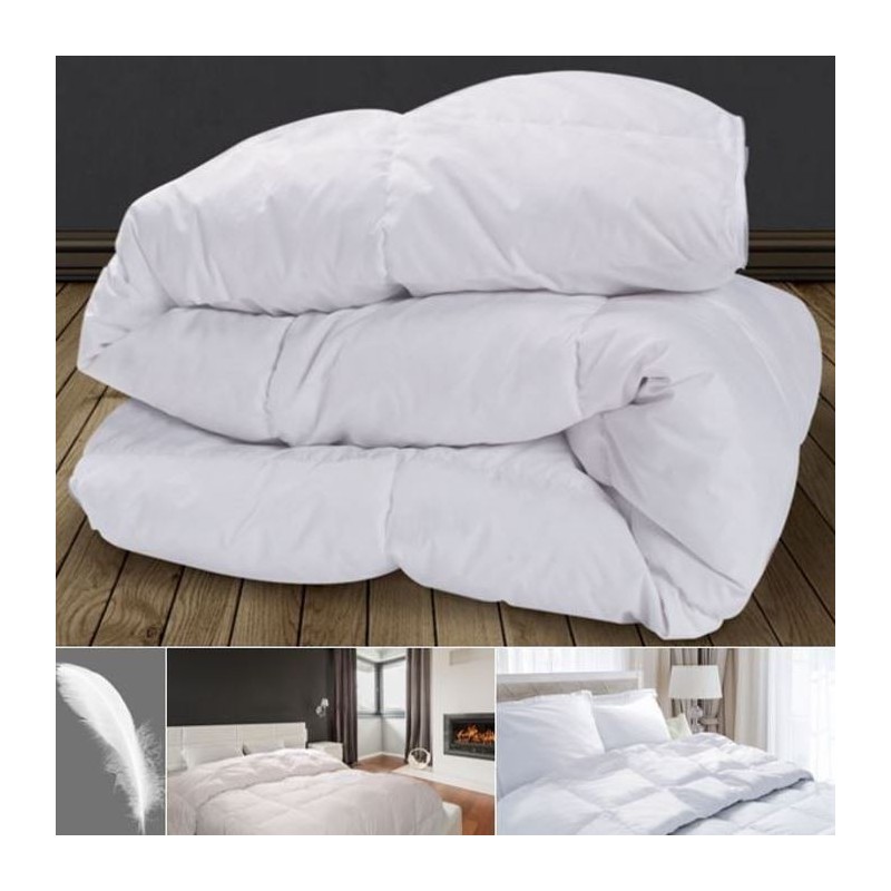 Couette 200x200cm DecoKing - Hypoallergénique 1700g - Microfibre Öko-Tex - Toute Saison - Confort Optimal