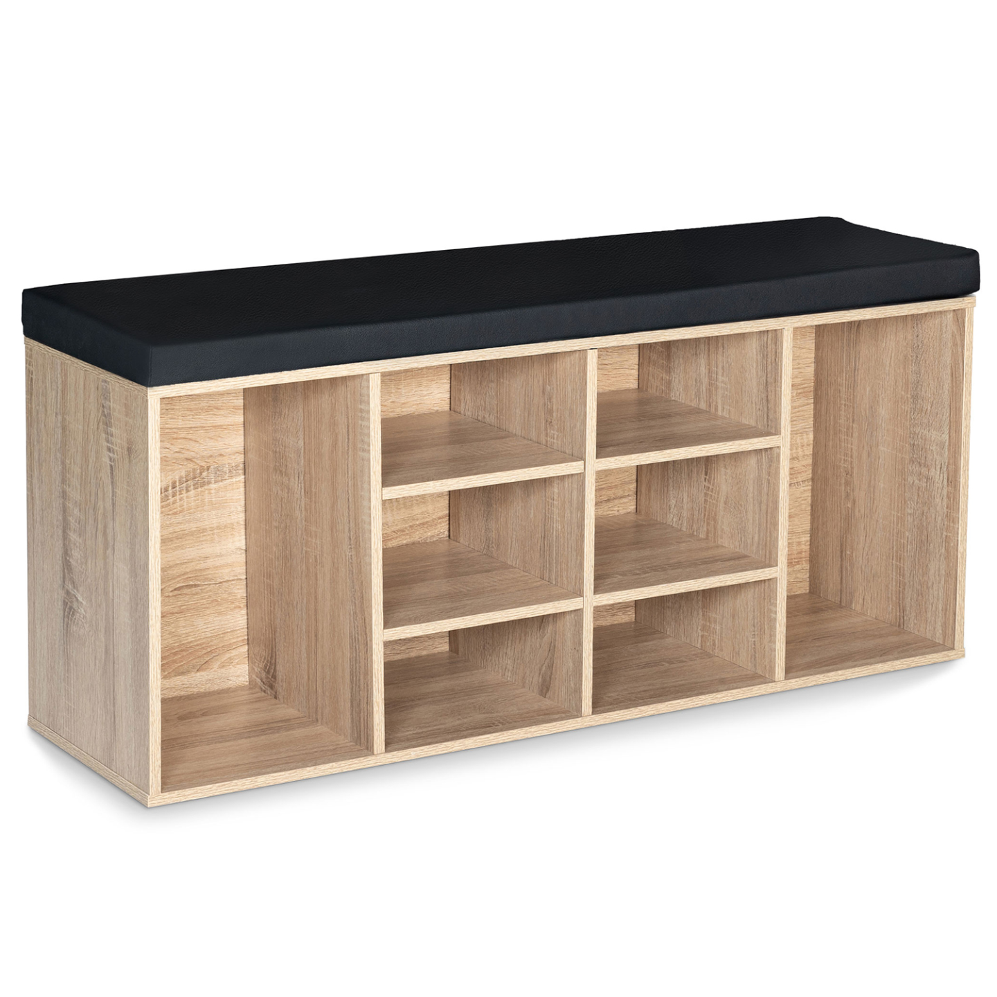 Banc range chaussures pas cher bois imitation hêtre - TEO | ID Market