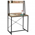 Bureau étagère droit DETROIT design industriel