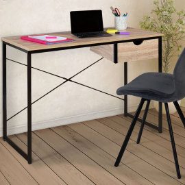 Bureau 1 tiroir latéral DETROIT design industriel Bureau 1 tiroir latéral DETROIT design industriel