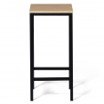 Lot de 4 tabourets de bar DETROIT design industriel