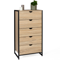 Yvsevnr Natuurlijke rotan commode slaapkamer, commode met 3 schuifladen eiken, veel opbergruimte, houten ladekast voor slaapkamer, woonkamer, hal, comodetekast Yvsevnr Natuurlijke rotan commode slaapkamer, commode met 3 schuifladen eiken, veel opbergruimte, houten ladekast voor slaapkamer, woonkamer, hal, comodetekast