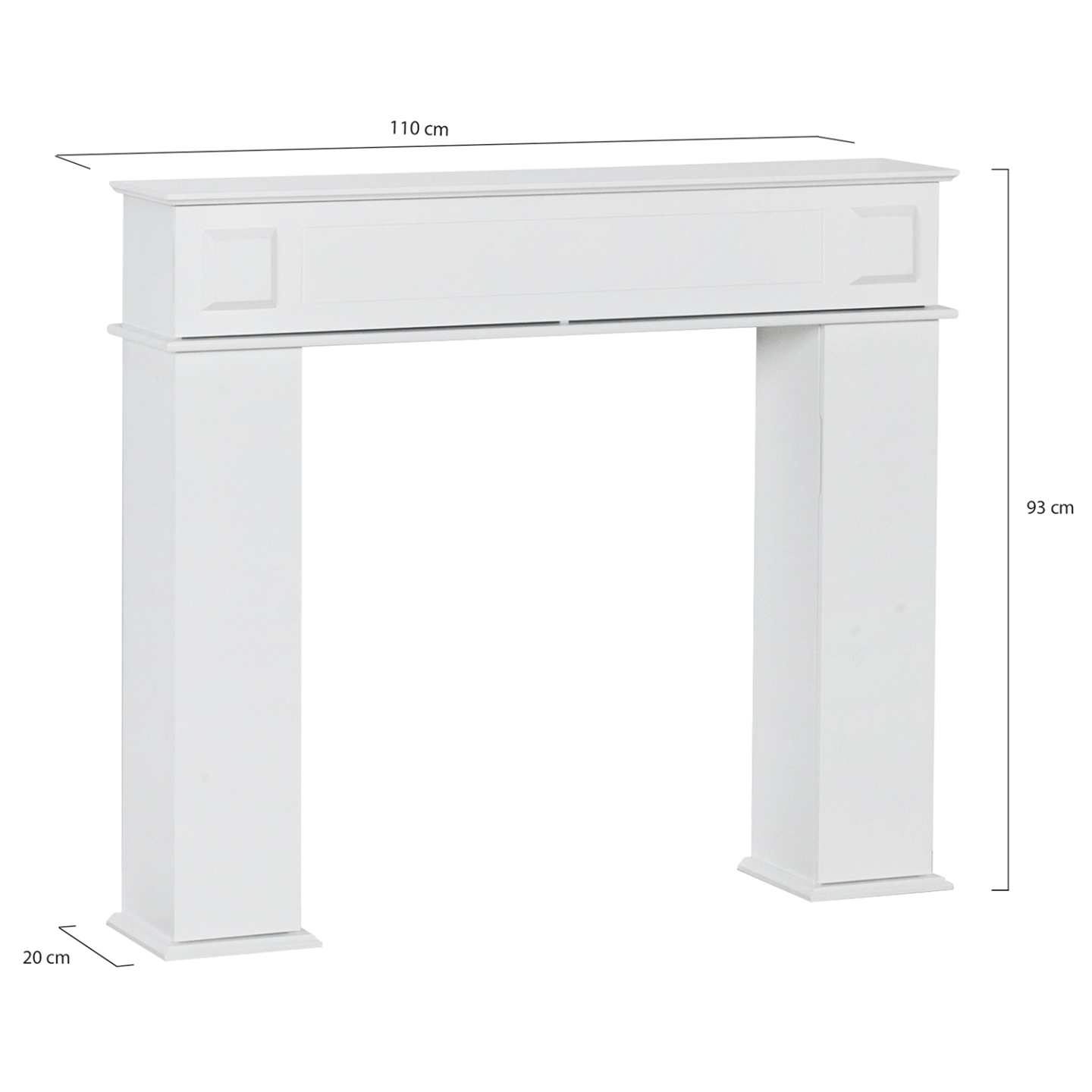 Ensemble de meubles suspendus avec cheminée décorative collection FLY M1. Coloris noir. | Leroy Merlin