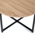 Table basse DETROIT ronde 70 cm design industriel
