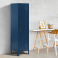 Armoire vestiaire ESTEL en métal bleu foncé