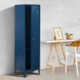 Armoire vestiaire ESTEL en métal bleu foncé