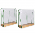 Duo serres à tomates modulable spéciale croissance kit complet bâche + support