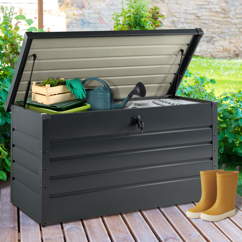 Coffre de rangement extérieur étanche 350L | ID Market