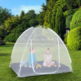 Moustiquaire dôme pop-up grandes dimensions 195x180 cm mobile pour lit