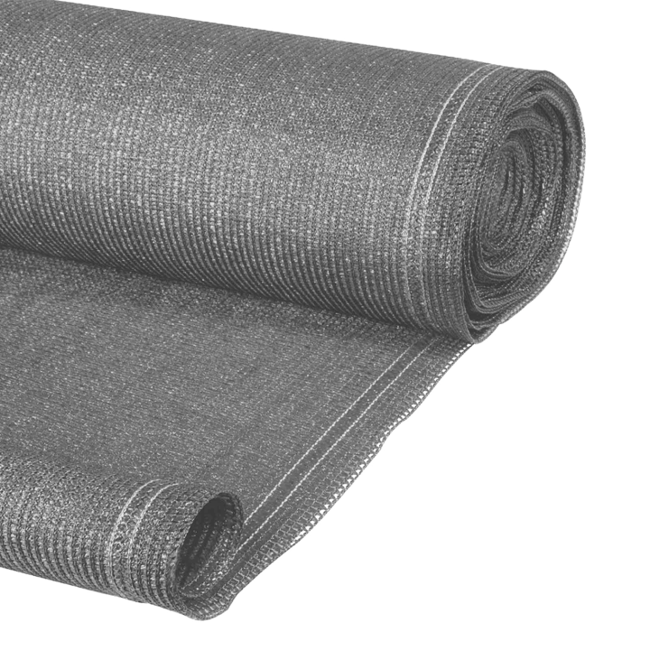 Brise vue renforcé 1,5 x 10 M gris clair 220 gr/m² luxe PRO Brise vue renforcé 1,5 x 10 M gris clair 220 gr/m² luxe PRO
