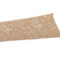 Voile d'ombrage rectangulaire design ombrière camouflage 3x4 M sable