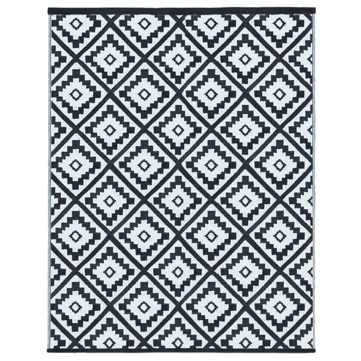Tapis extérieur BAHAMAS noir 180 x 280 CM Tapis extérieur BAHAMAS noir 180 x 280 CM