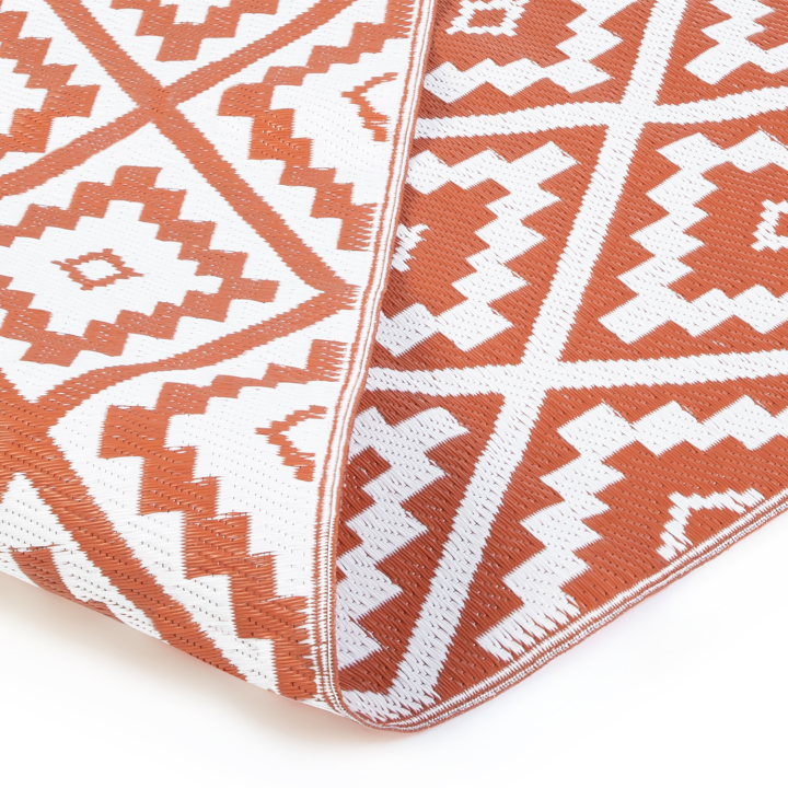 Tapis extérieur BAHAMAS terracotta 270 x 370 CM Tapis extérieur BAHAMAS terracotta 270 x 370 CM
