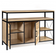 Buffet bas 2 portes DETROIT design industriel 100 cm