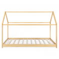 Lit cabane enfant 90 x 190 CM NEEL bois avec sommier