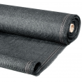 Brise vue renforcé 1,5 x 10 M gris 90 gr/m² classique