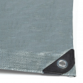 Bâche universelle 3 x 2 M grise et noire 240 gr/m²