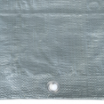 Bâche universelle 3 x 2 M grise et noire 240 gr/m²