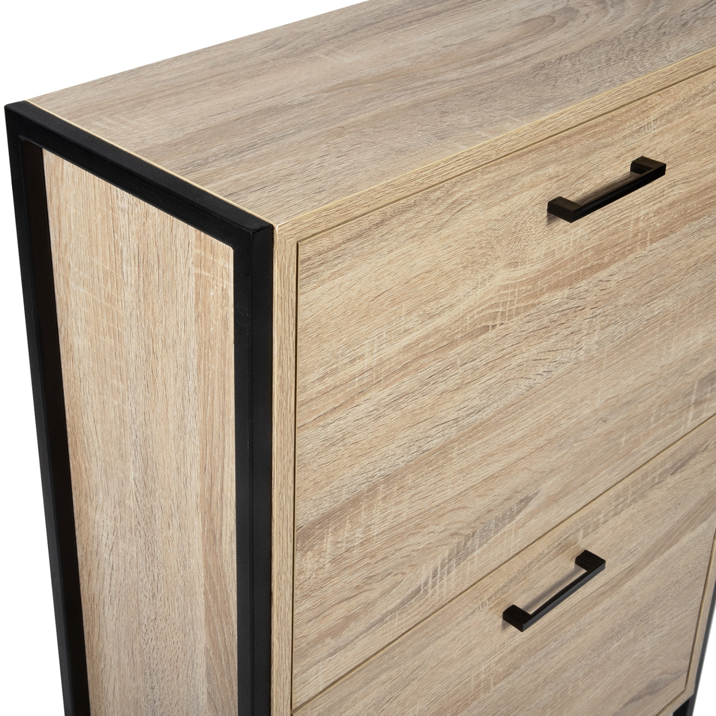Industriële Schoenenkast 2 Deuren Opbergmeubel IDMARKET Meuble à