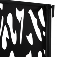 Panneau décoratif universel 150 x 50 CM MAUI noir mat