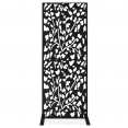 Panneau décoratif universel 150 x 50 CM FLOWER noir mat