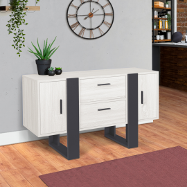 Buffet bas PHOENIX bois gris Buffet bas PHOENIX bois gris