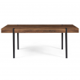 Table à manger AUSTRIA 10 personnes bois pied épingle 200 cm