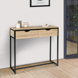 Console 2 tiroirs DETROIT design industriel Console 2 tiroirs DETROIT design industriel