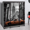 Armoire de rangement penderie pliable vêtements en tissu NEW-YORK dressing XXL