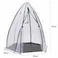 Serre d'hivernage dôme bâche bulle 160 x 160 x 180 CM maxi chaleur