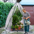 Serre d'hivernage dôme bâche bulle 160 x 160 x 180 CM maxi chaleur