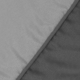 Couette 220x240 CM ABBY bicolore gris clair et gris 300 gr + 2 oreillers