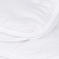 Couette 220x240 CM NORA 4 saisons blanche 200gr + 300gr : 500gr