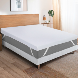 Surmatelas 140x190 CM JONAS mousse mémoire de forme 7 CM