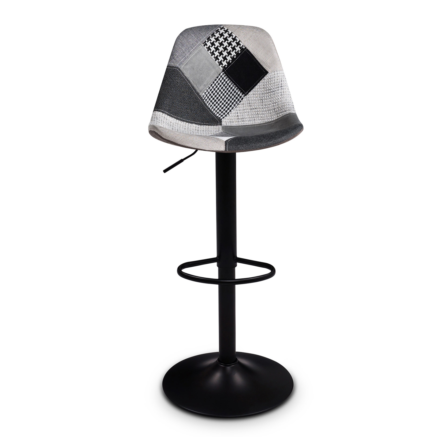 Tabouret Batterie Réglable En Hauteur – Siège Pliant Confortable Avec Pieds Antidérapants, Noir, Charge Max 100 Kg – Idéal Batteur, Studio, Coiffure