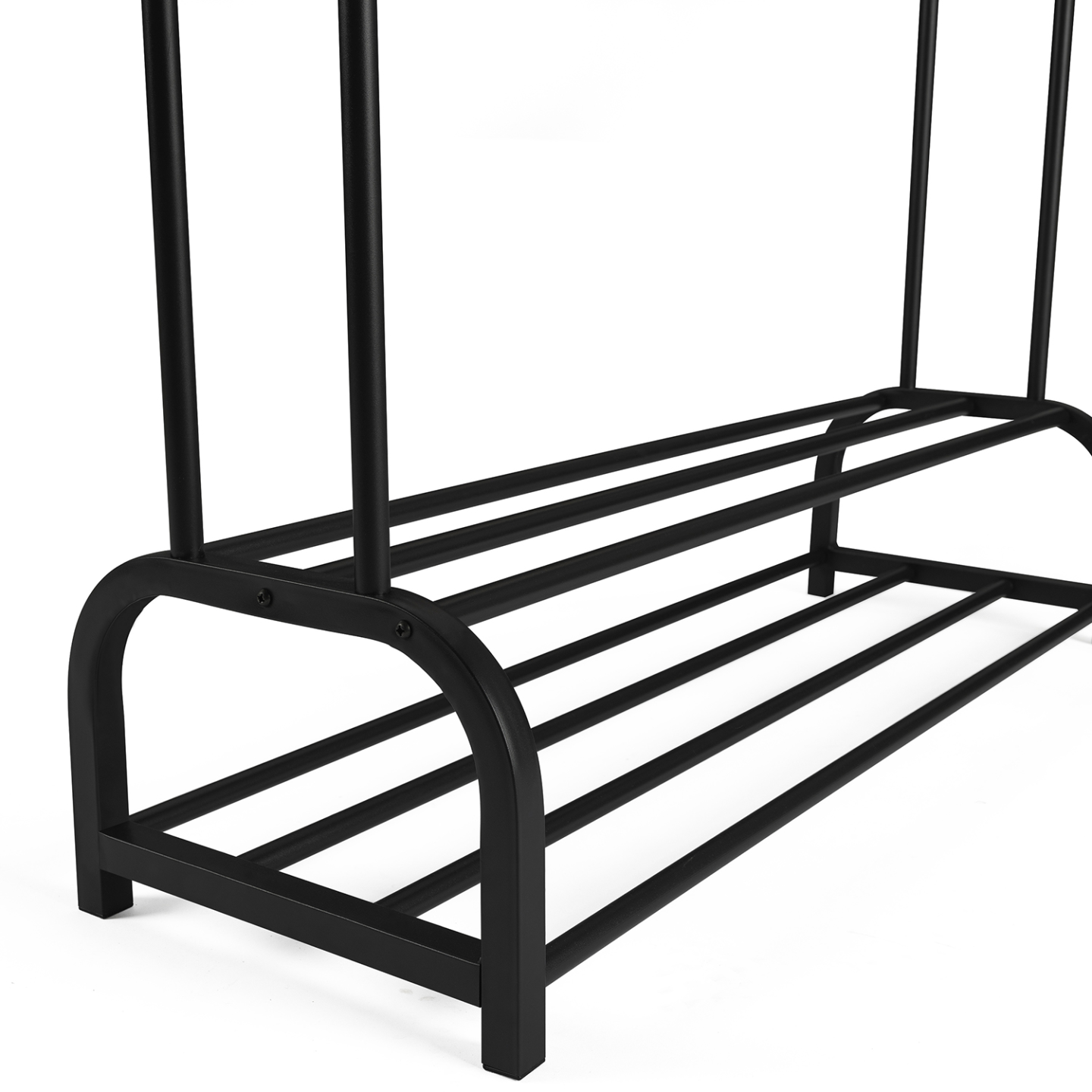IDMarket Portant Vêtements Double PETER XXL Penderie Avec Étagère - Robuste Et Design Industriel