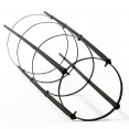 Tuteur pour plantes grimpantes en métal 200 CM arche de jardin support rosier