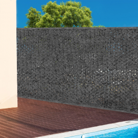 Brise vue camouflage 1.5 x 10 M gris