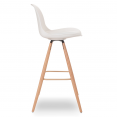 Tabouret de bar SARA blanc en lot X4