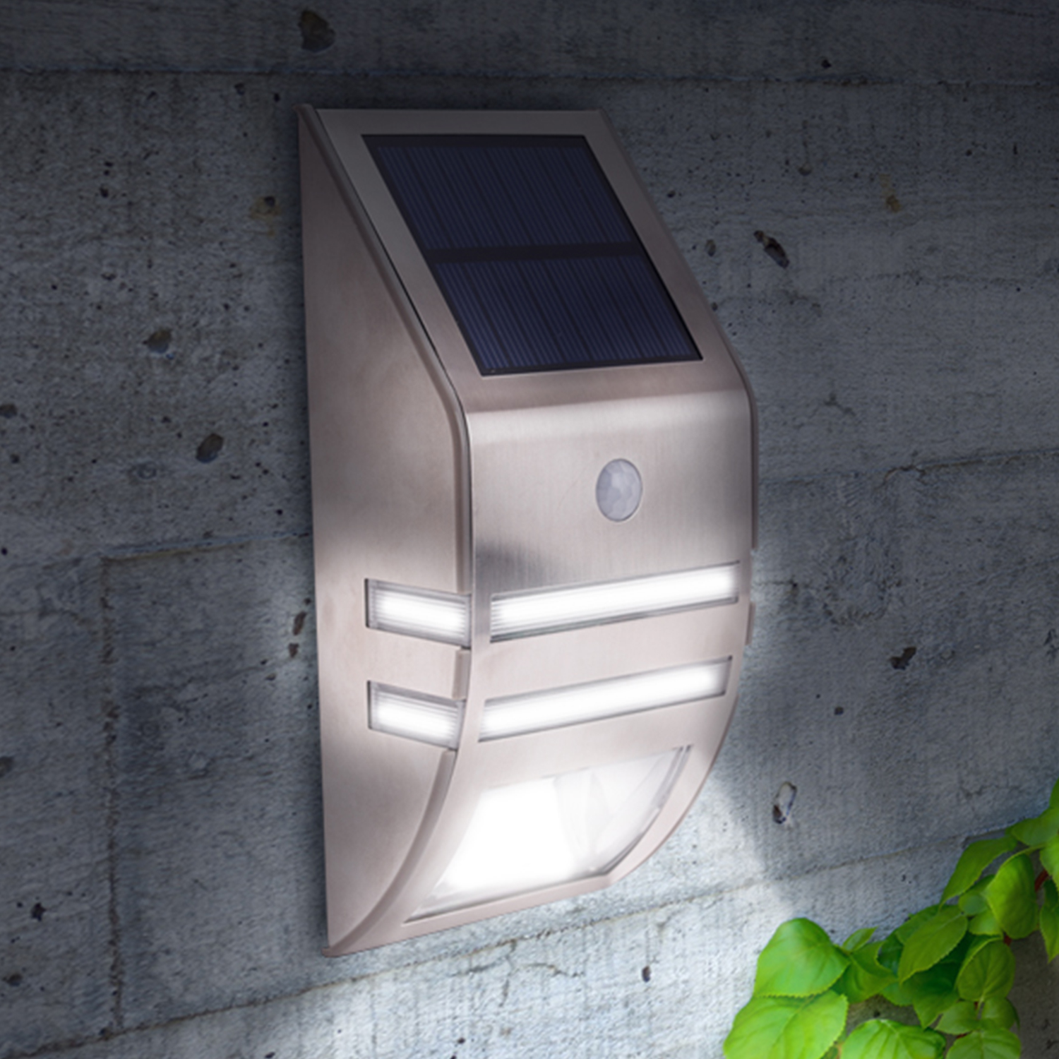 HOFTRONIC Burley - Applique murale LED Solar avec détecteur de mouvement  éclairage